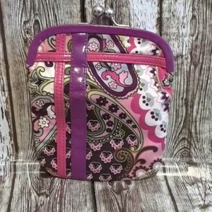 Vera Bradley snap clutch